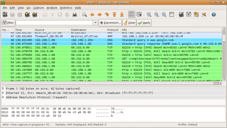 interfaces disappeared in wireshark windows